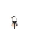 Sandra Decollete Aperto Al Tallone In Pelle Nera Tiqu Decollete E Slingback