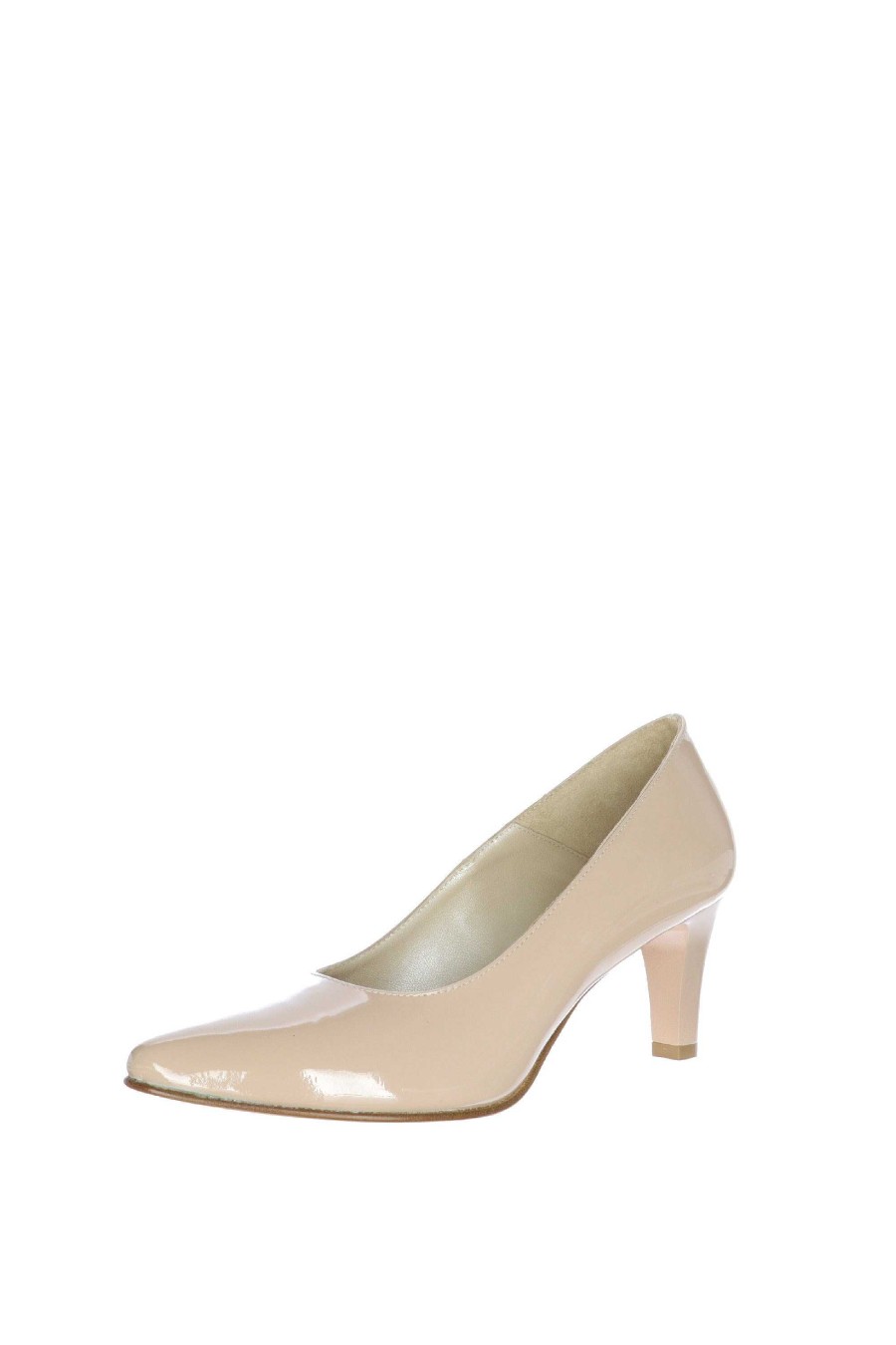 Sandra Decollete In Vernice Nude Soffice Sogno Decollete E Slingback