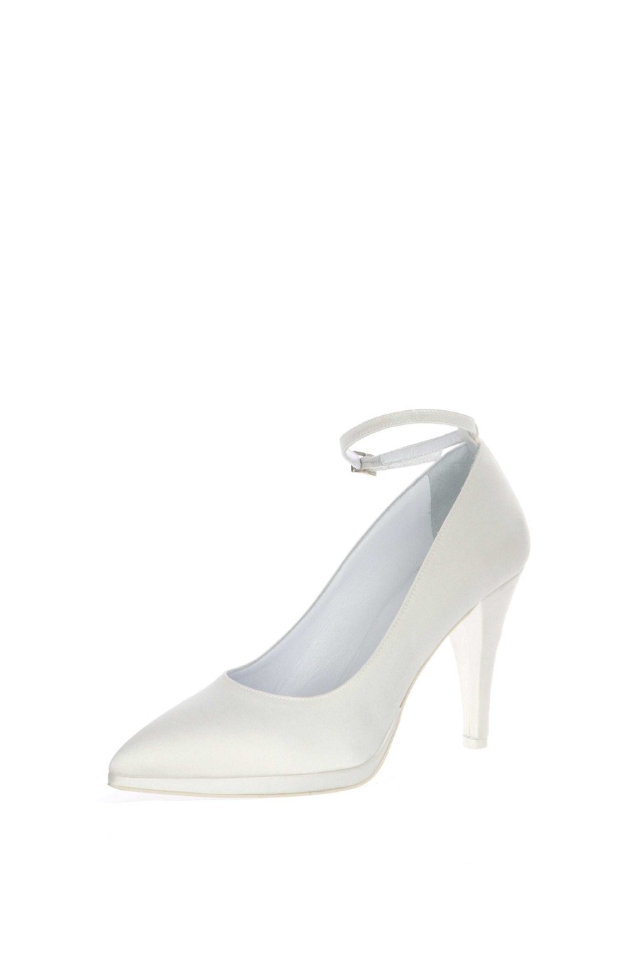 Sandra Decollete Sposa Con Cinturino A Caviglia E Plateau Chiara Firenze Decollete E Slingback