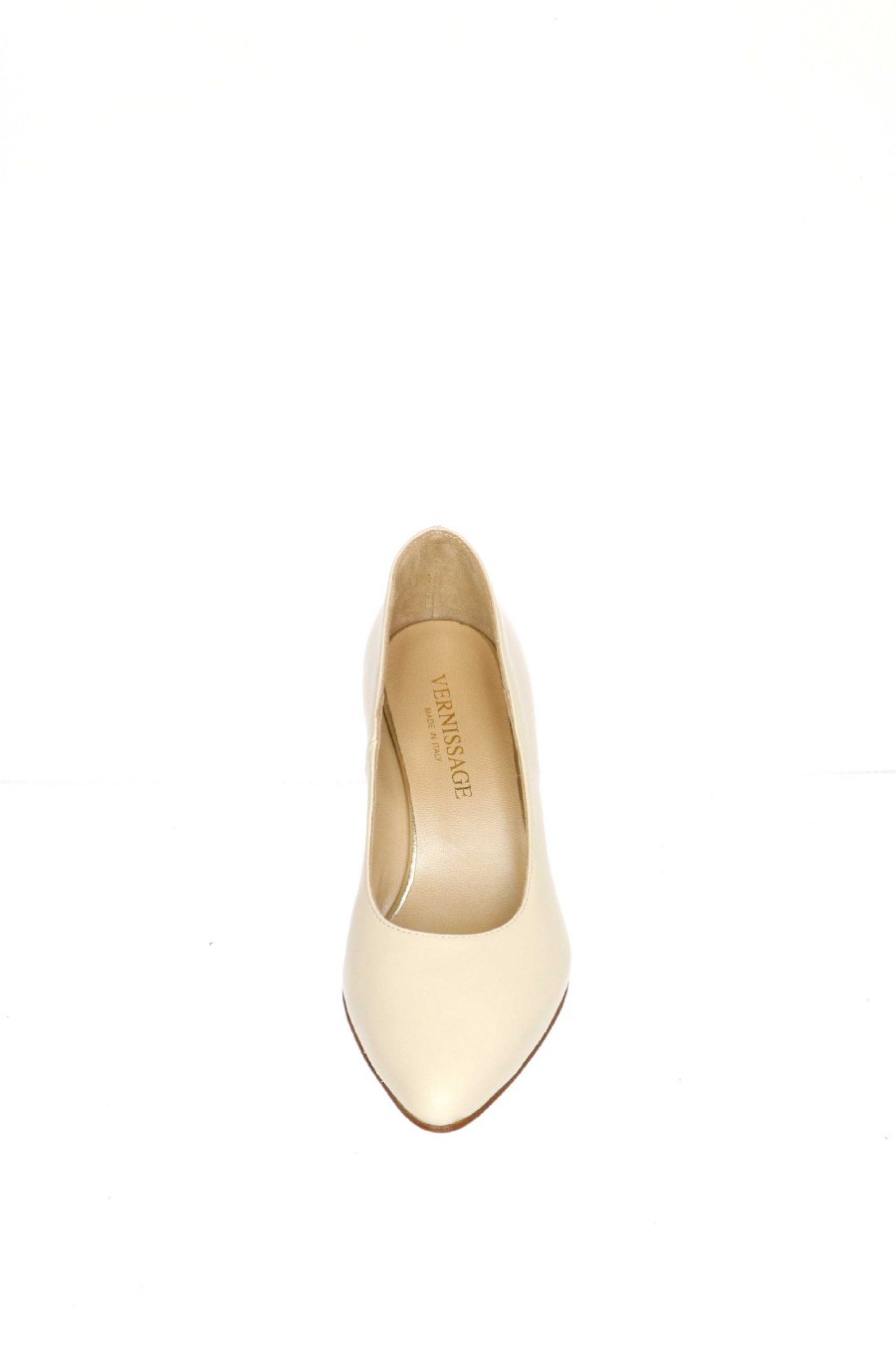 Sandra Decollete In Nappa Phard E Panna Soffice Sogno Decollete E Slingback