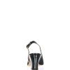 Sandra Slingback Elegante In Vernice Blu Soffice Sogno Decollete E Slingback