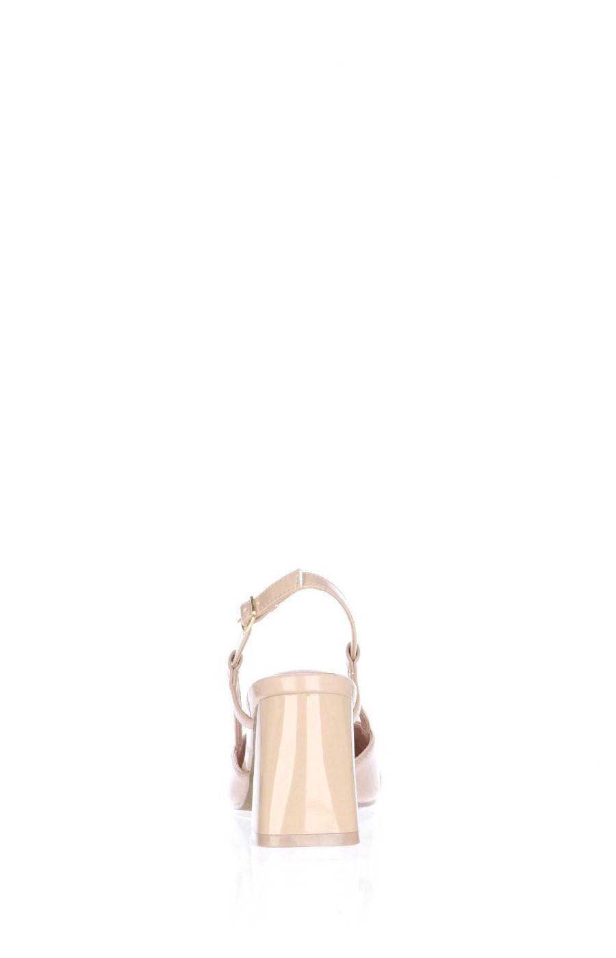 Sandra Slingback Nude In Vernice Menbur Decollete E Slingback