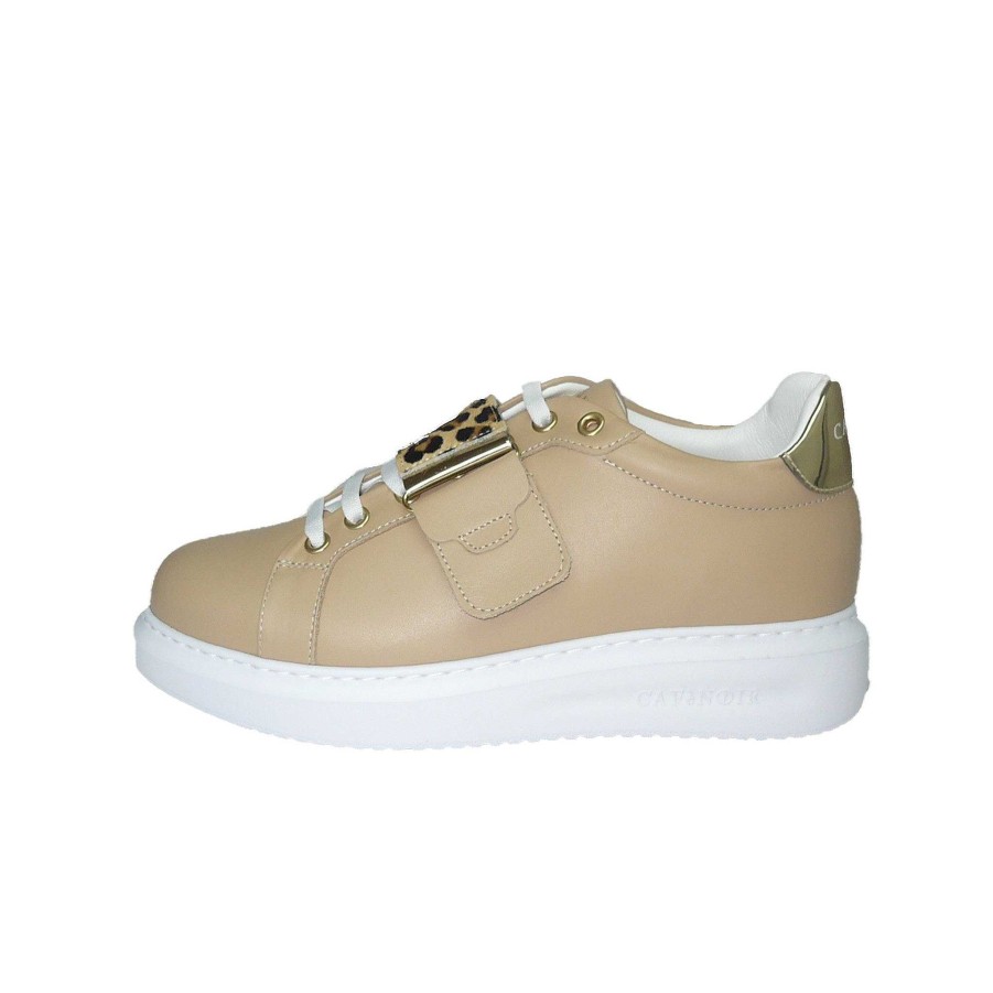 Sandra Sneakers In Pelle Con Fascia Cavallino Mocassini E Sneaker