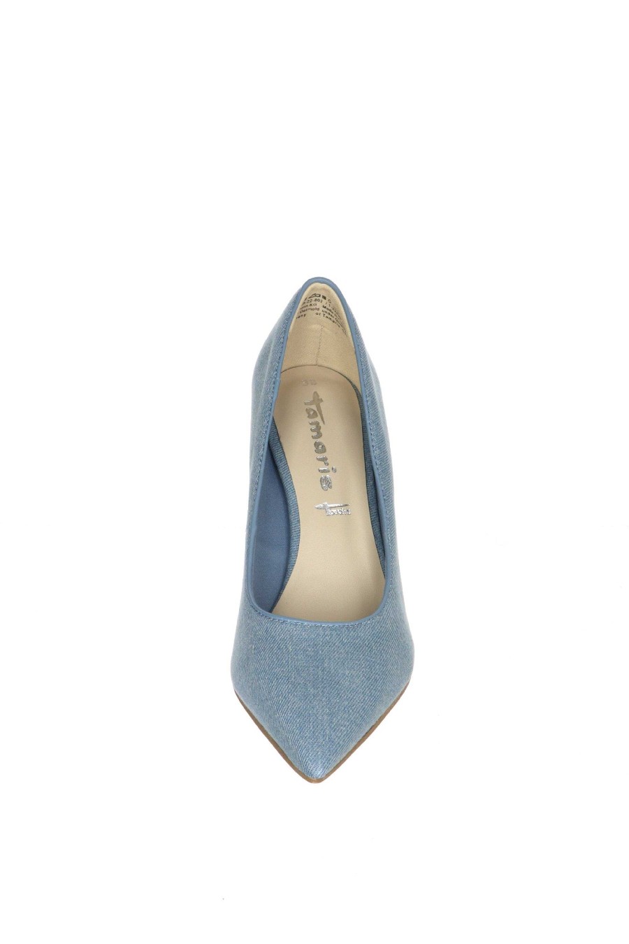 Sandra Decollete Jeans Tacco Alto Tamaris Decollete E Slingback