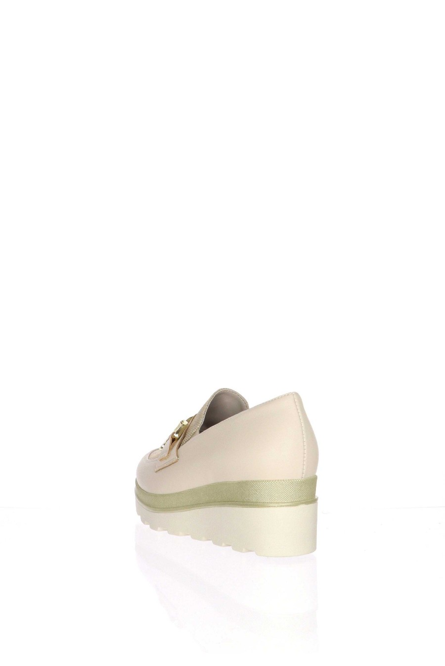 Sandra Mocassino Beige O Blu Con Accessorio Cinzia Soft Mocassini E Sneaker