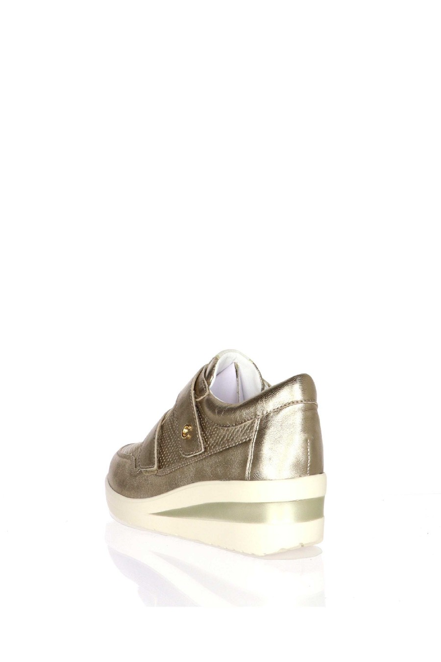 Sandra Sneakers Con Strappi Platino Cinzia Mocassini E Sneaker