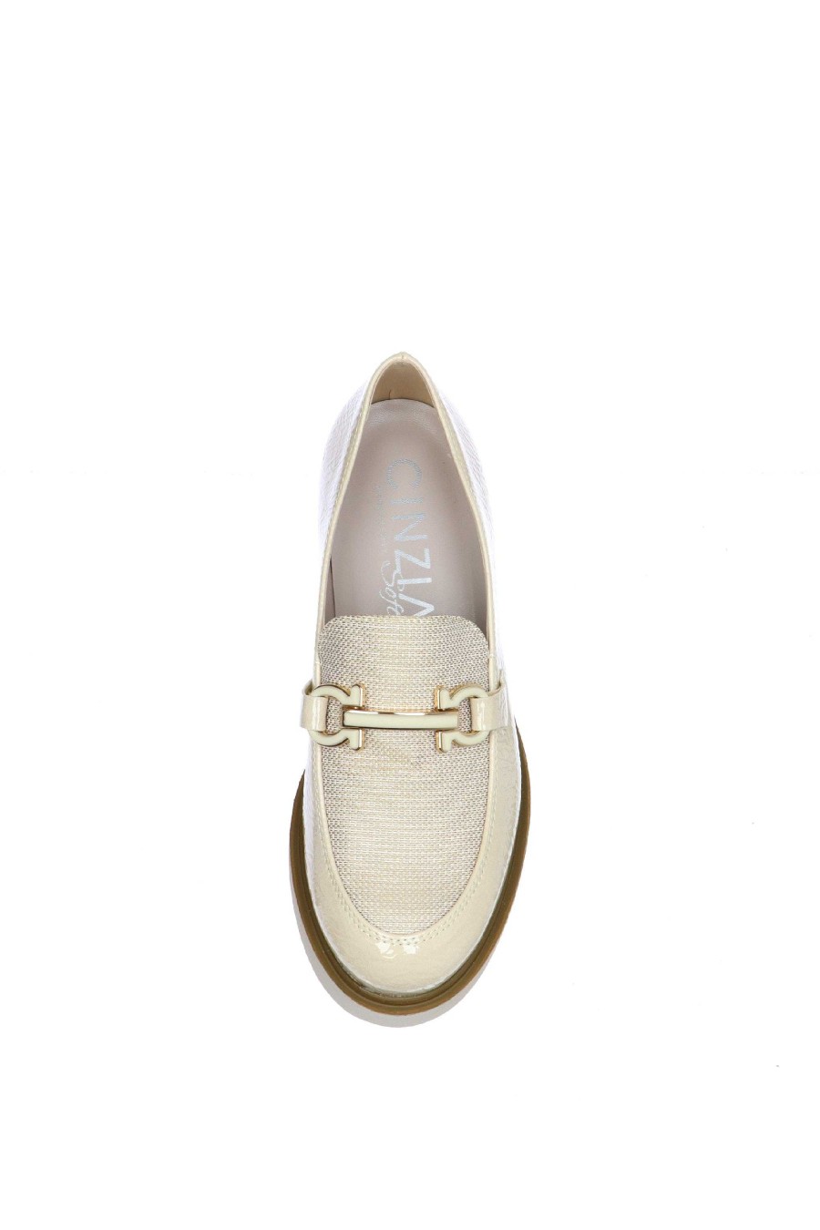 Sandra Mocassino Beige Con Accessorio Cinzia Soft Mocassini E Sneaker