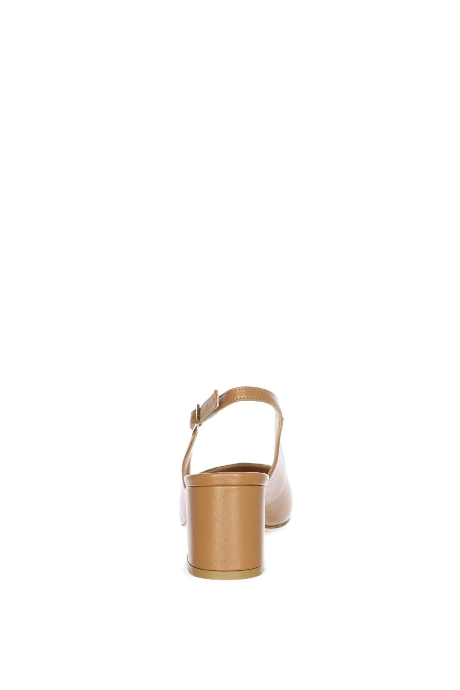 Sandra Slingback In Pelle Nappa Tacco Basso Soffice Sogno Decollete E Slingback