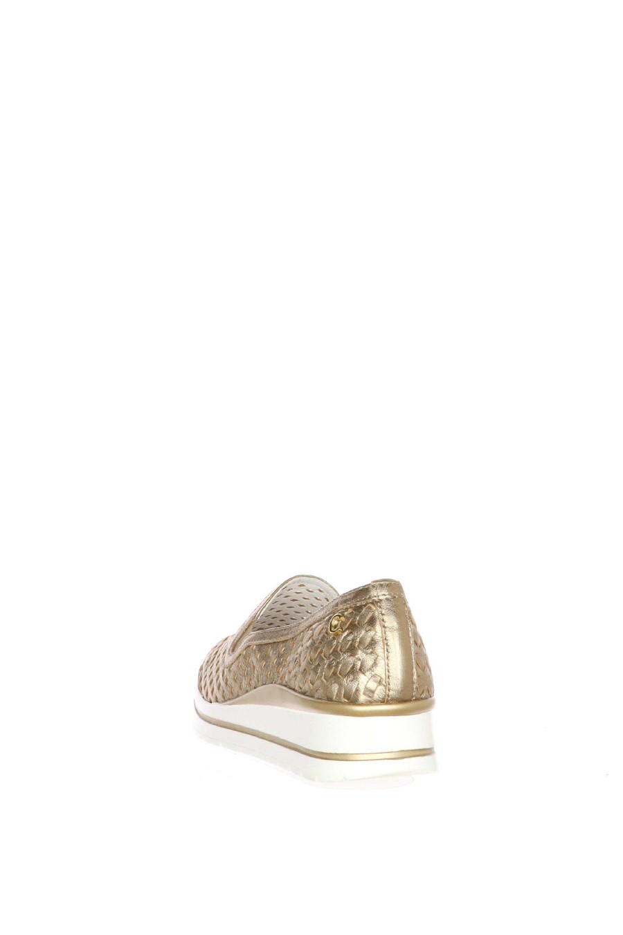 Sandra Slip On In Vera Pelle Traforata Cinzia Soft Mocassini E Sneaker