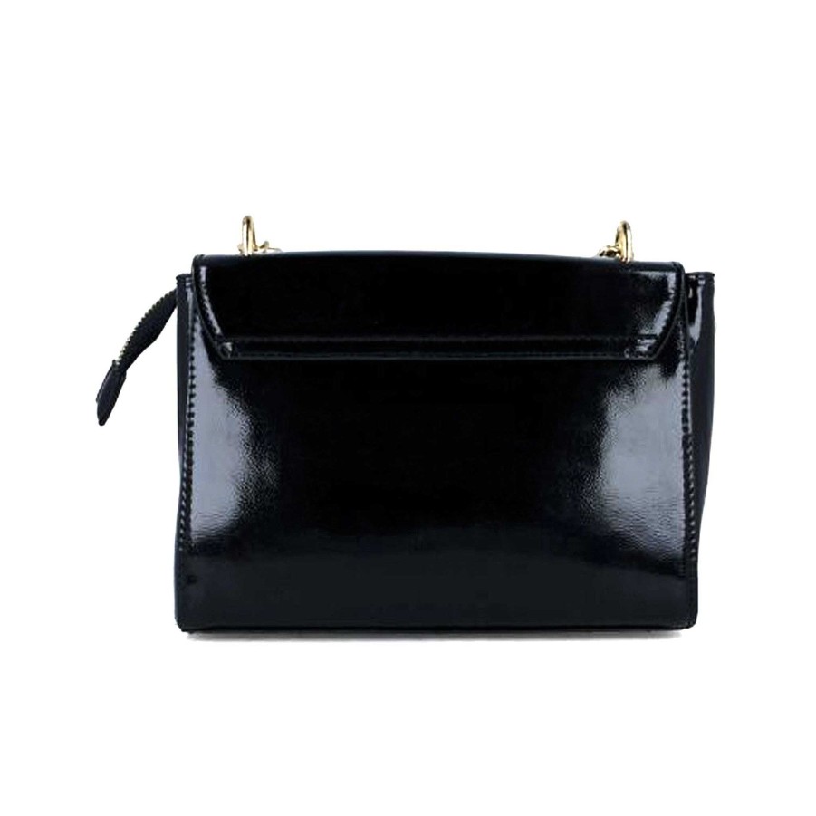 Sandra Ferentina Pochette In Vernice Nero O Prugna Menbur Pochette Cerimonia