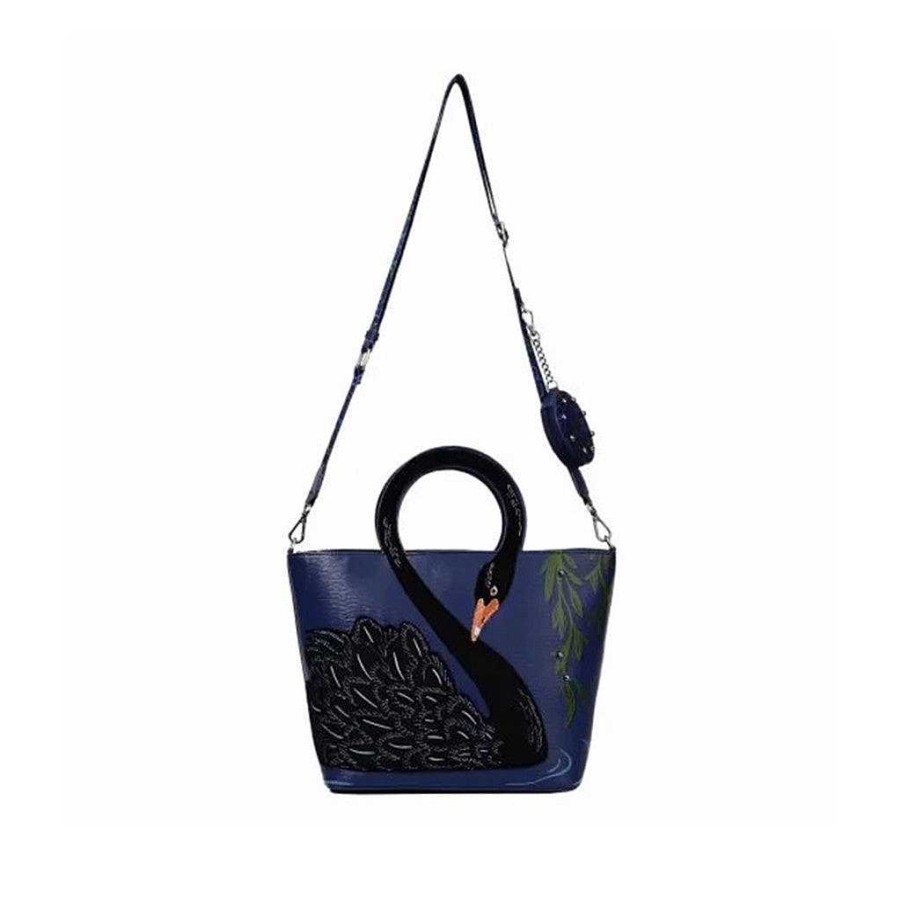 Sandra Borsa Tote Animal Park - Black Swan Vendula London. Donna