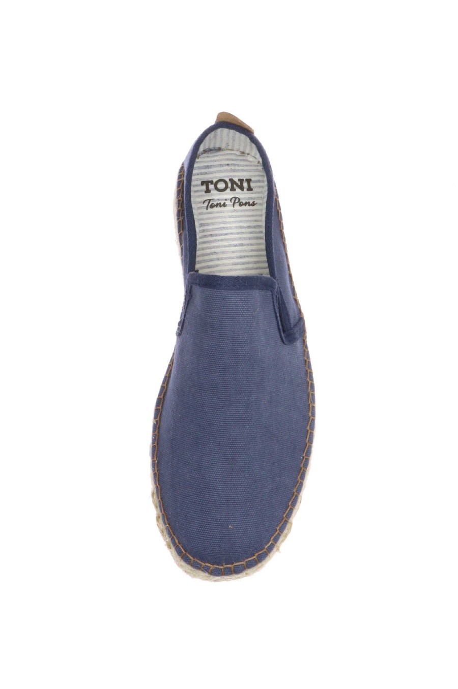 Sandra Mocassino Espadrillas In Tessuto Blu Fino Al N 50 Casual E Mocassini